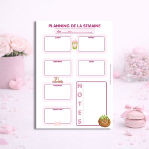 BLOC-NOTES SEMAINIER